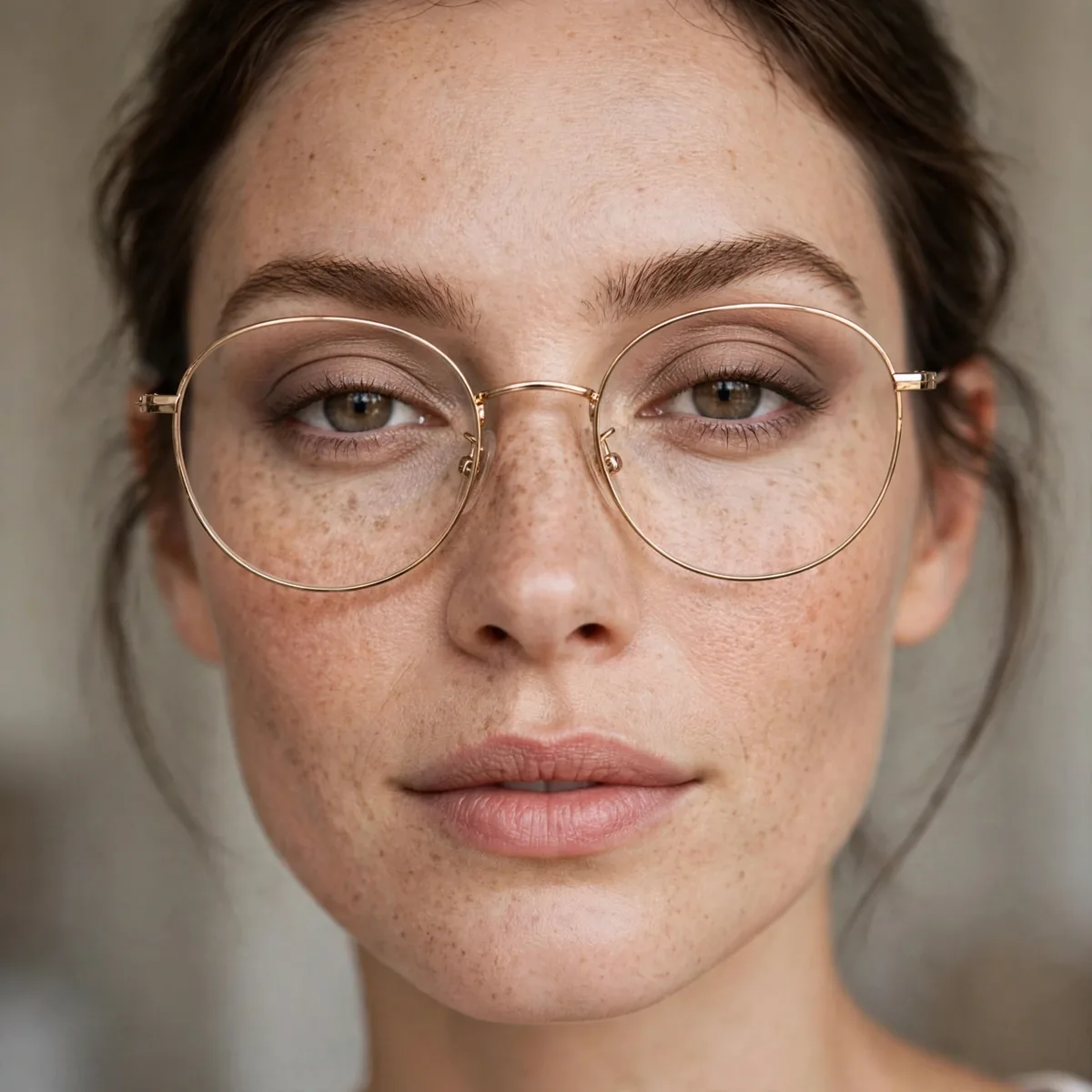 Matte eyeshadow for glasses wearers