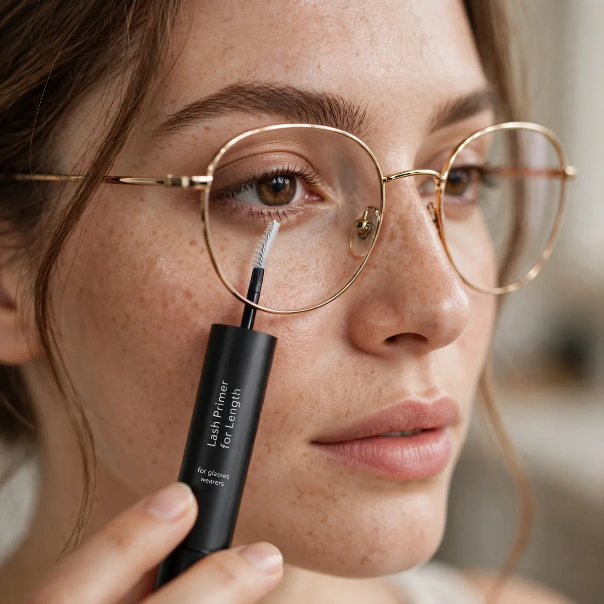 Lash primer for glasses wearers