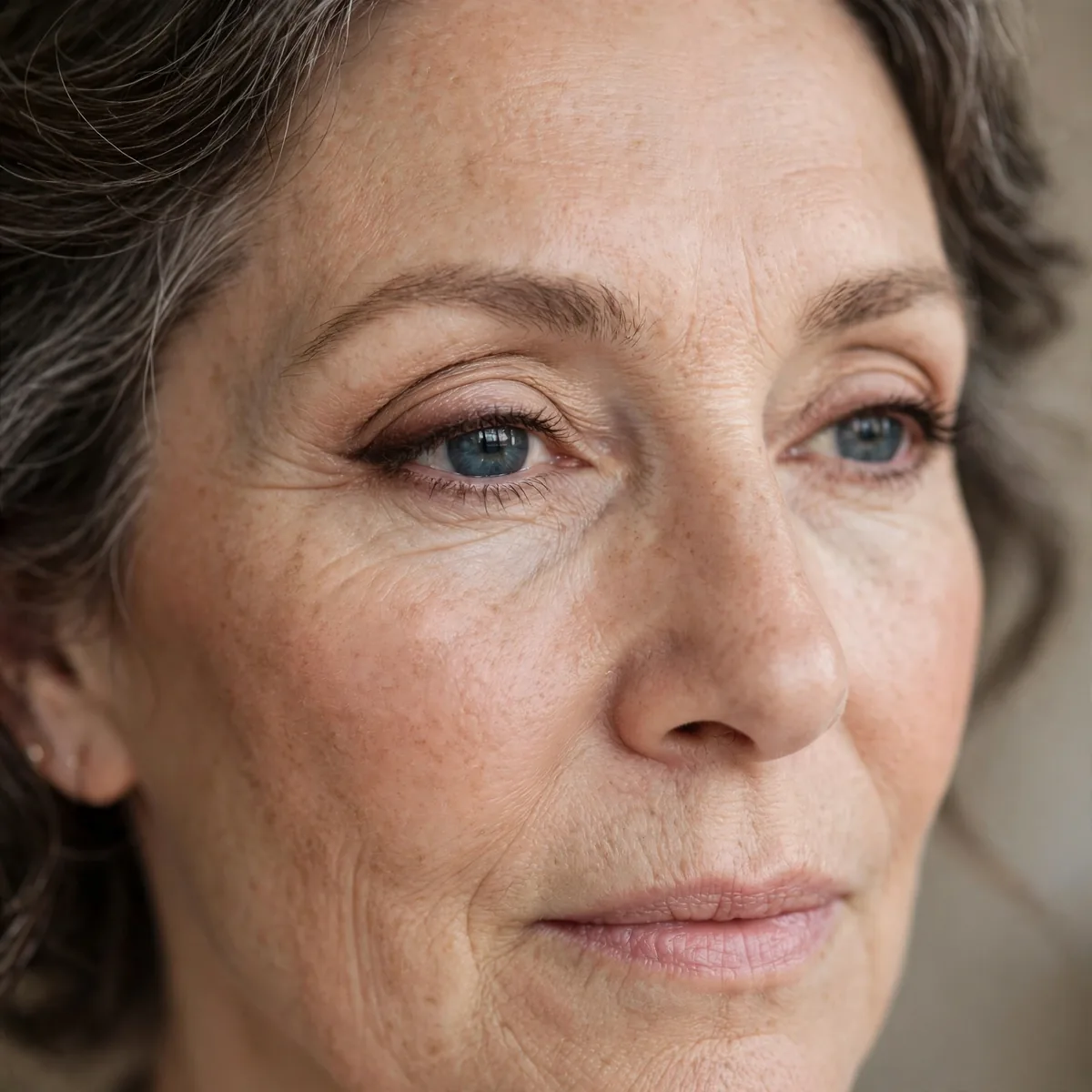 Soft eyeliner for mature eyes