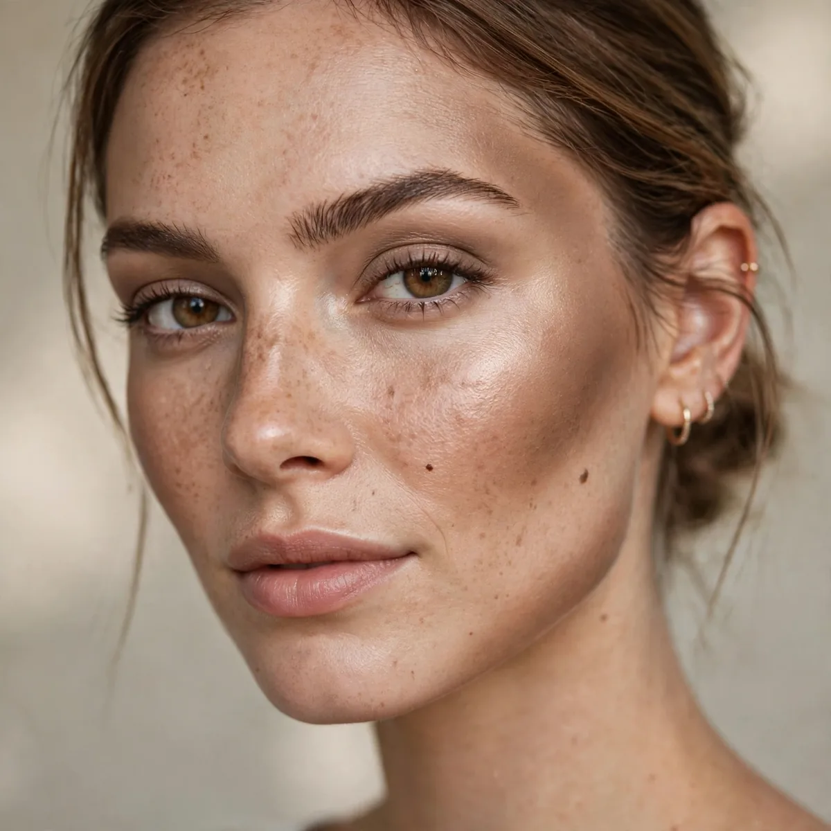 Strategic cool bronzer application
