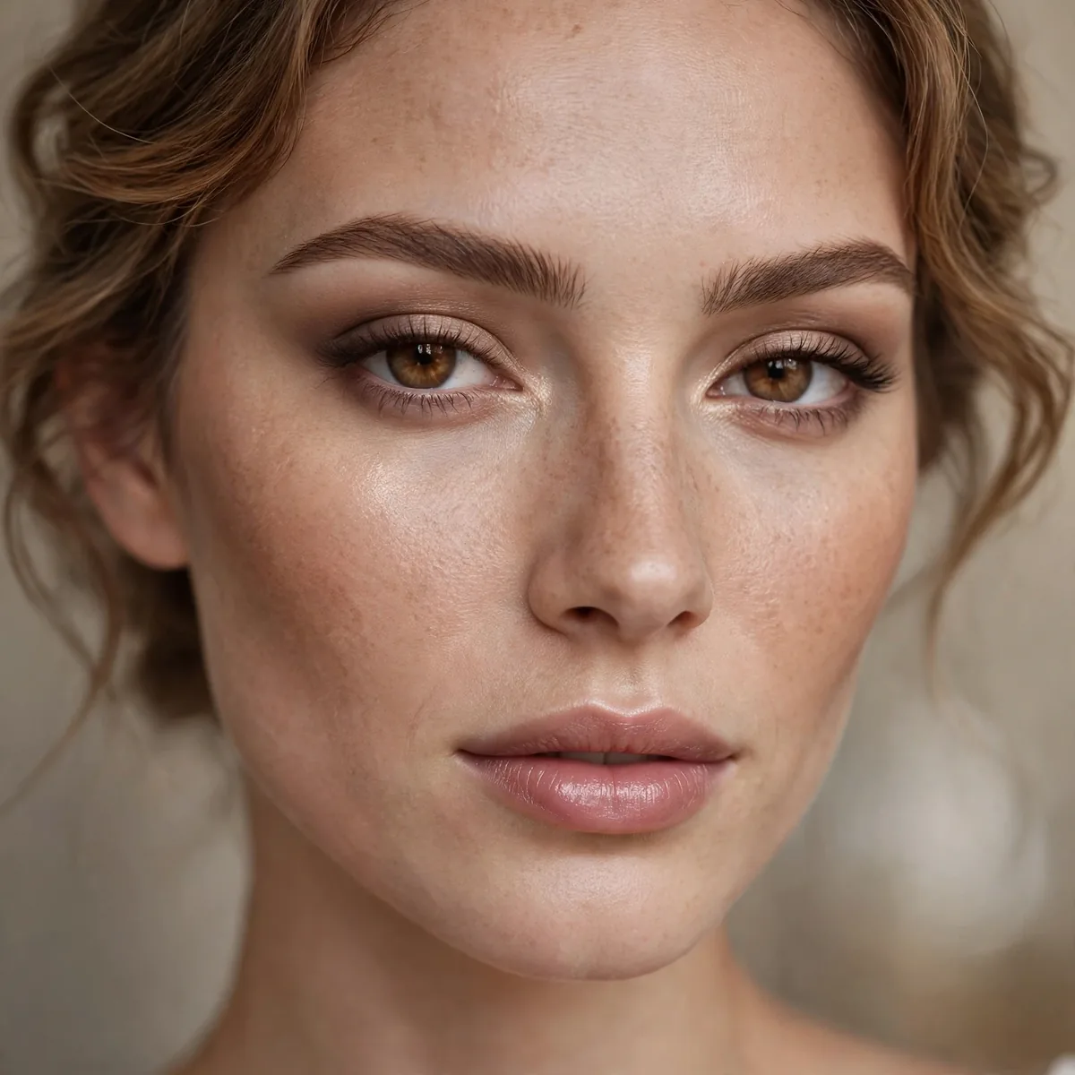 Softly contoured wedding guest makeup