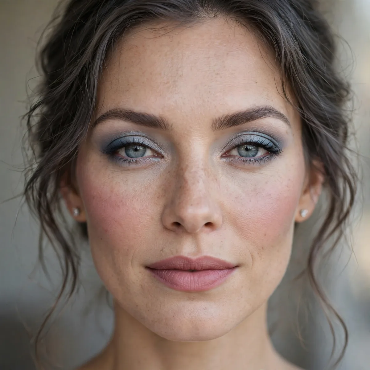 Cool-toned elegant wedding guest makeup