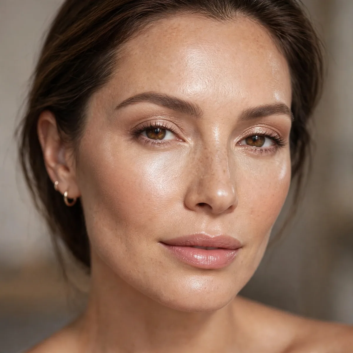 Ageless luminous makeup finish