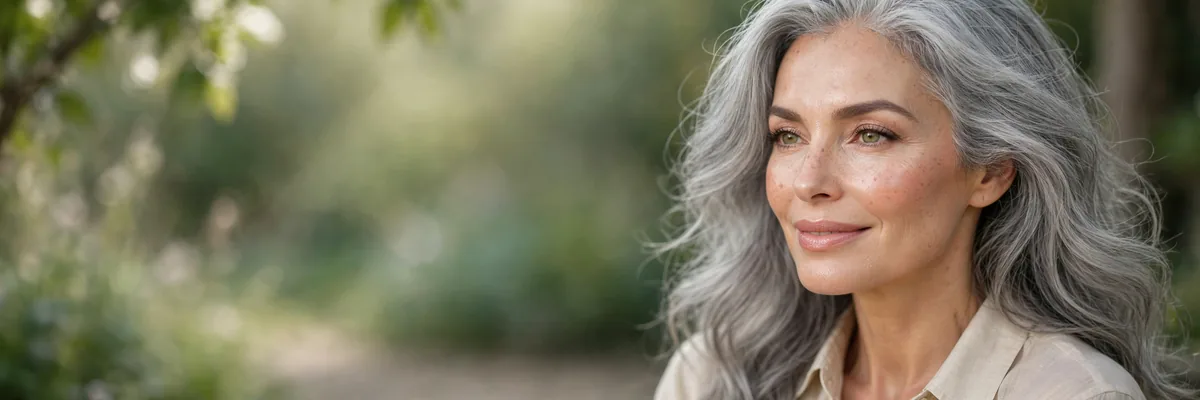 20 Makeup Looks for Gray Hair That Keep Silver Strands Radiant