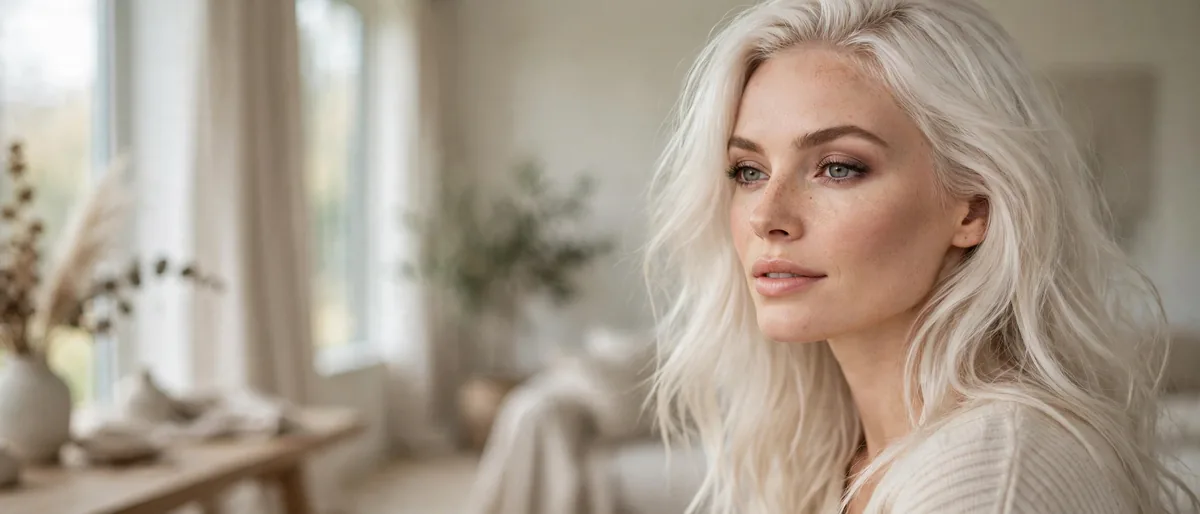 20 Makeup Looks for Platinum Hair That Balance Icy Blonde