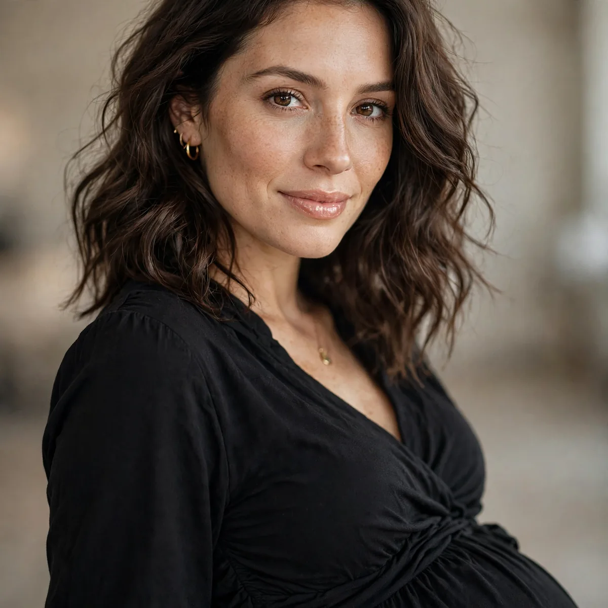 Maternity jumpsuit in black