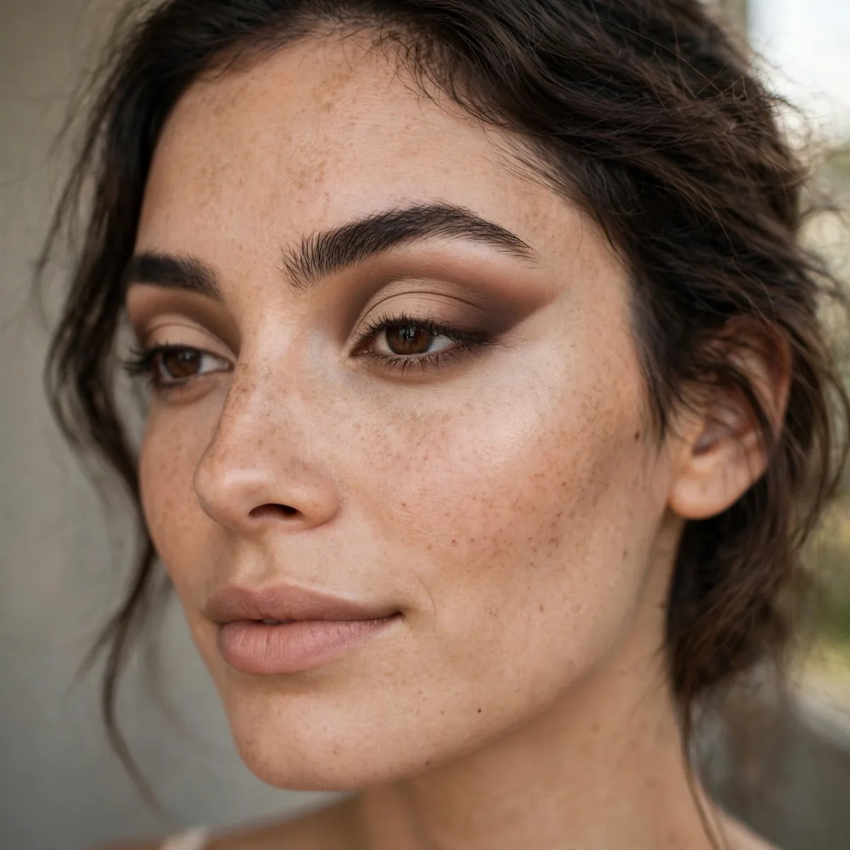 Matte outer V eyeshadow depth