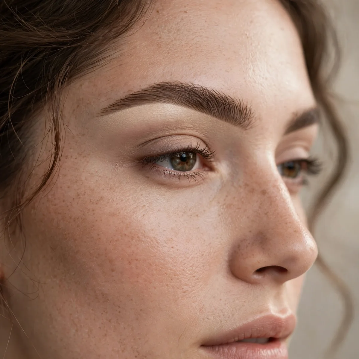 Matte highlight under brow bone
