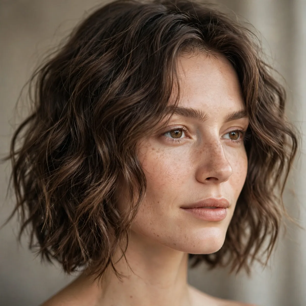 Textured wavy lob