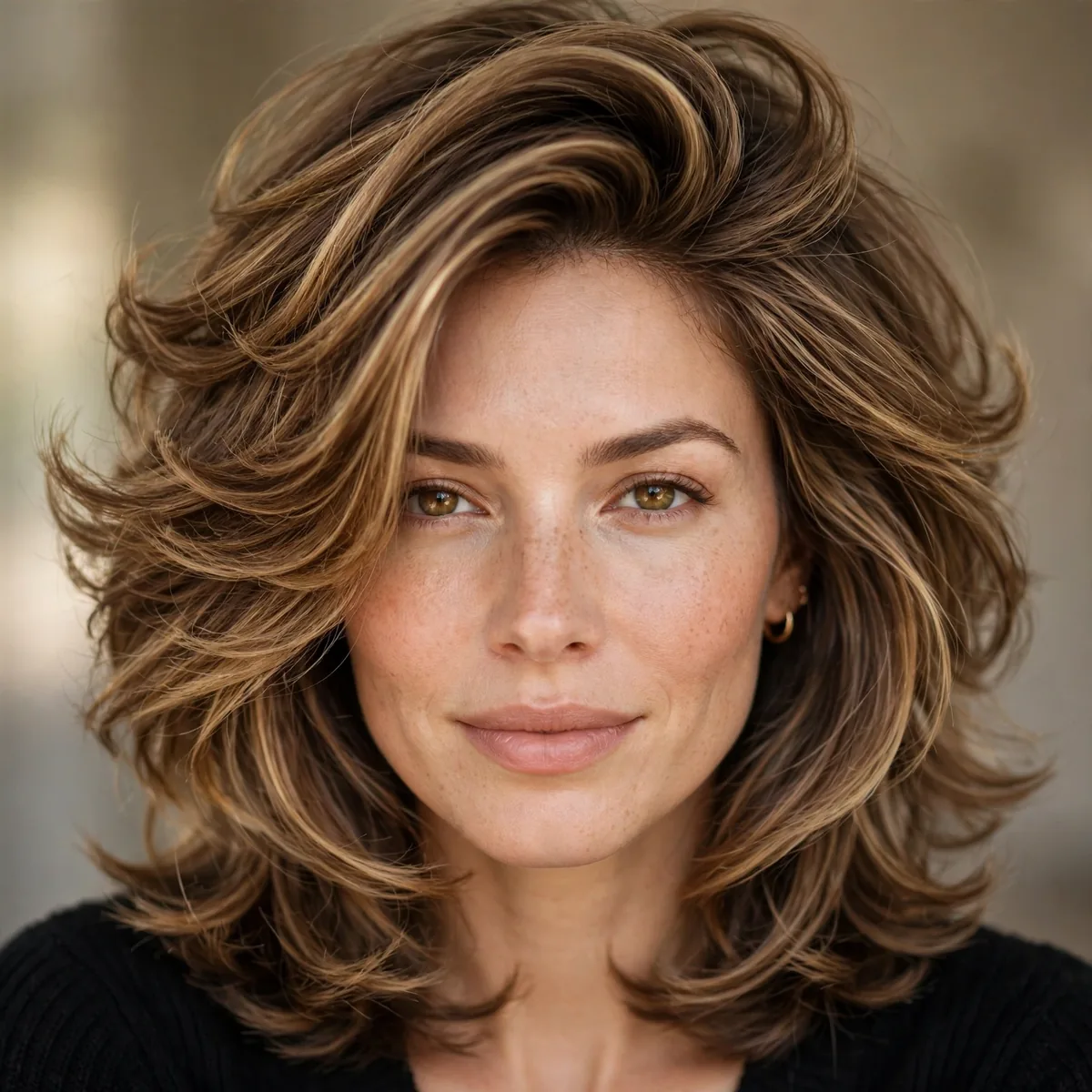 Medium layered cut with volume