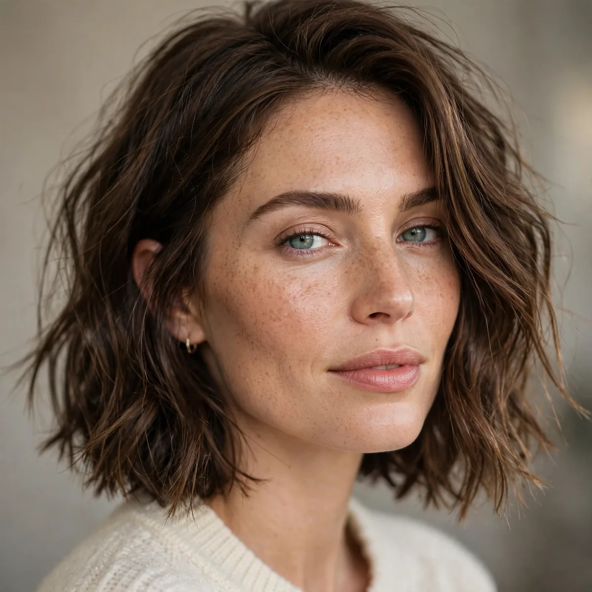 Lob with textured ends