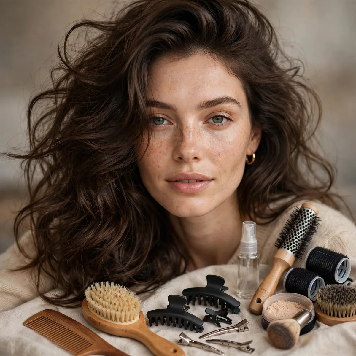 Anti-flat hair toolkit