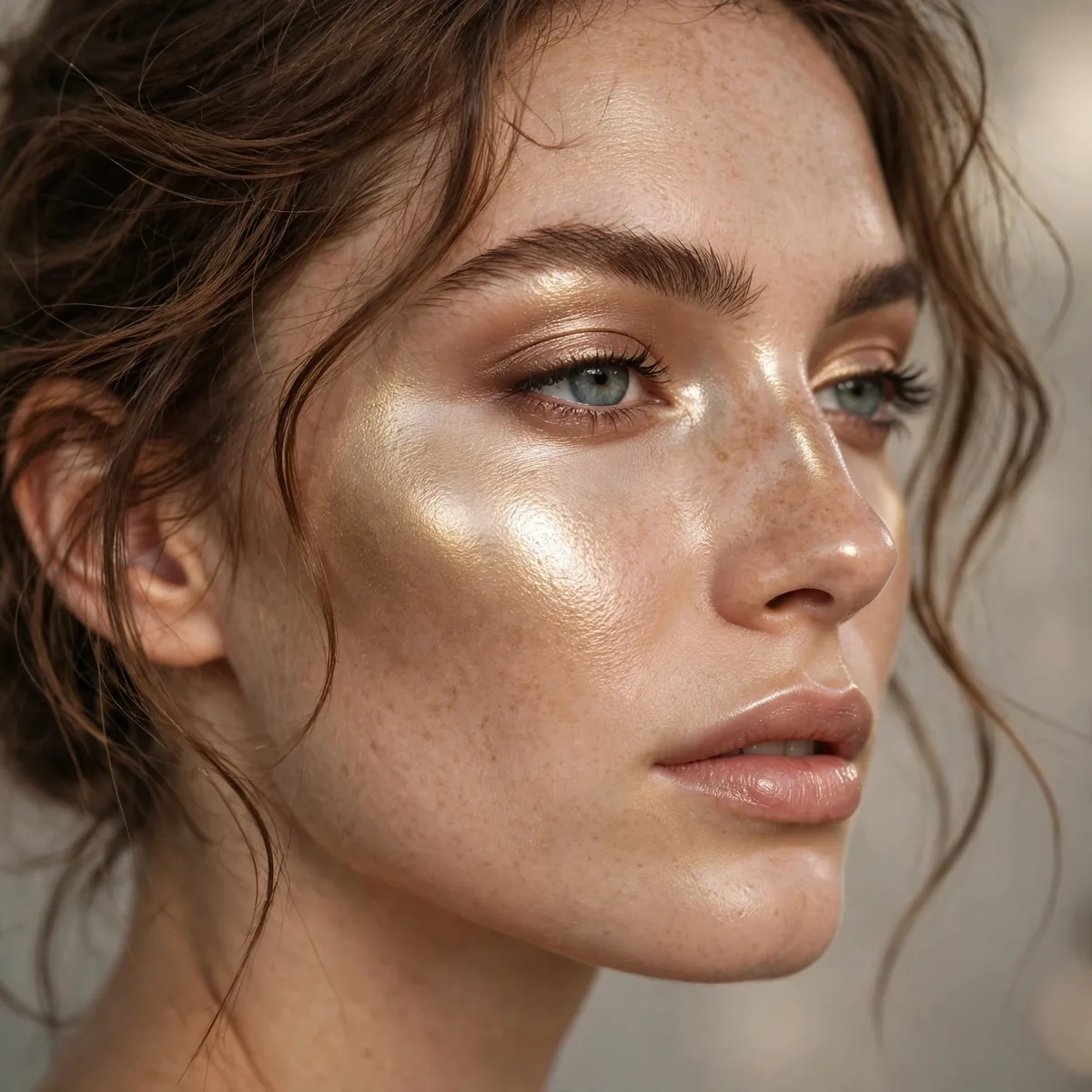 Intense highlighter holiday glow