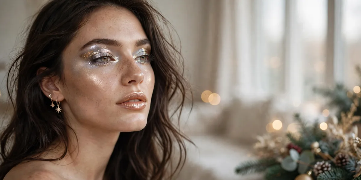15 Metallic Makeup Looks for Holiday Parties