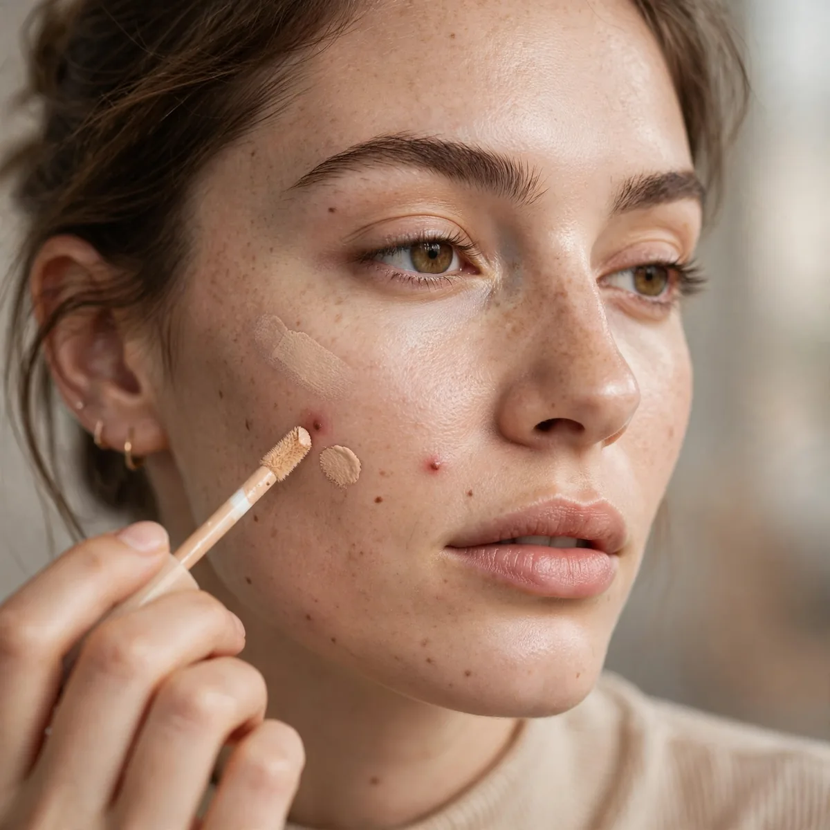 Spot concealing minimalist routine