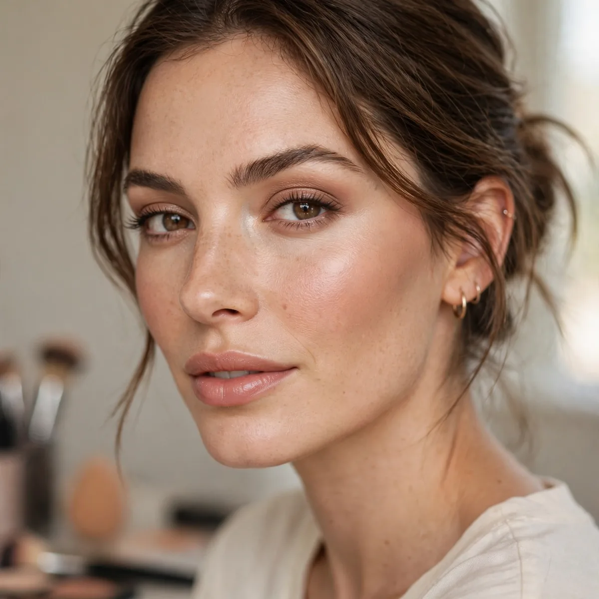 Five minute makeup routine