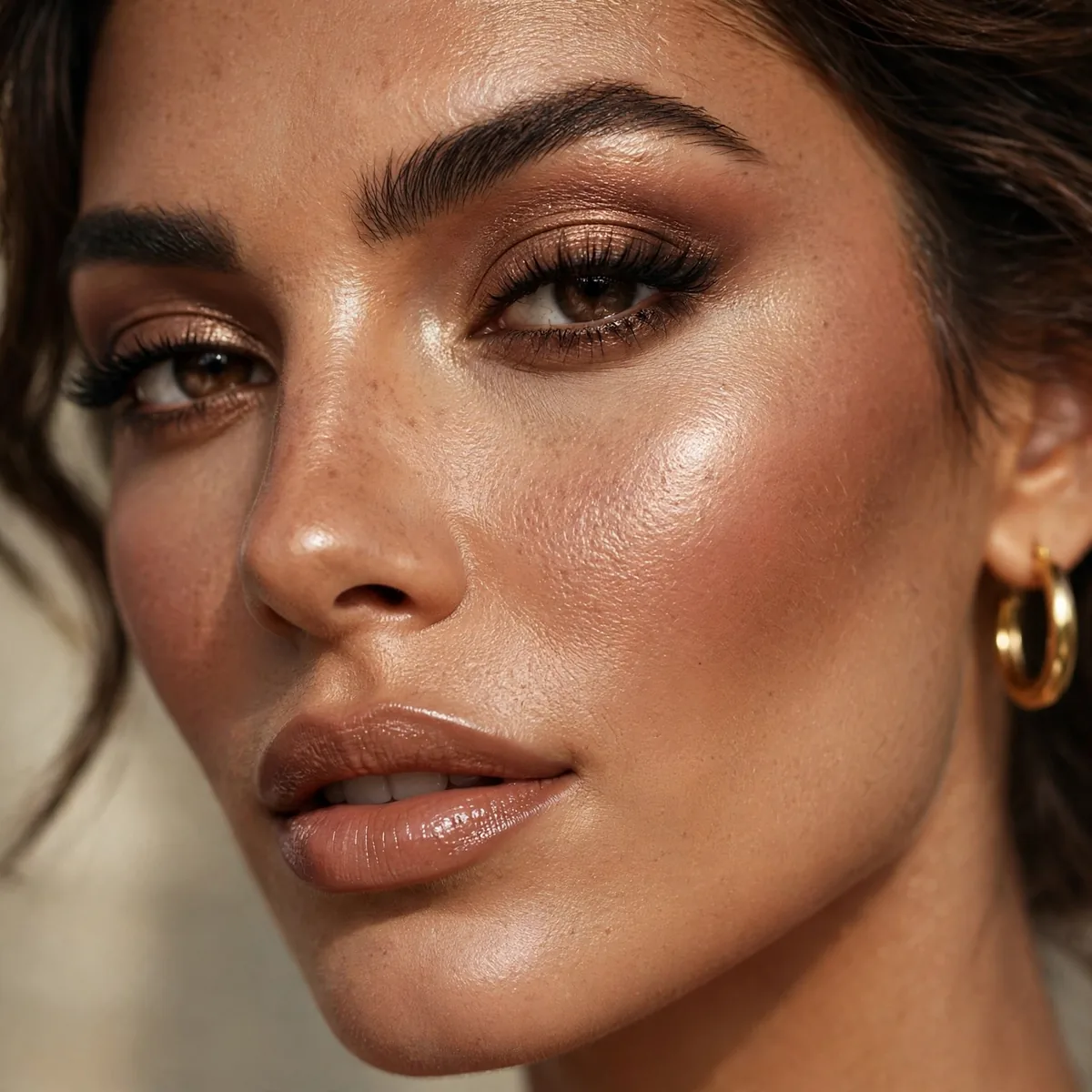 Bronzed glowing mob wife skin