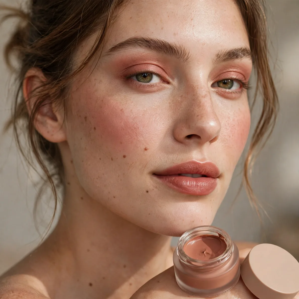 One product monochromatic makeup