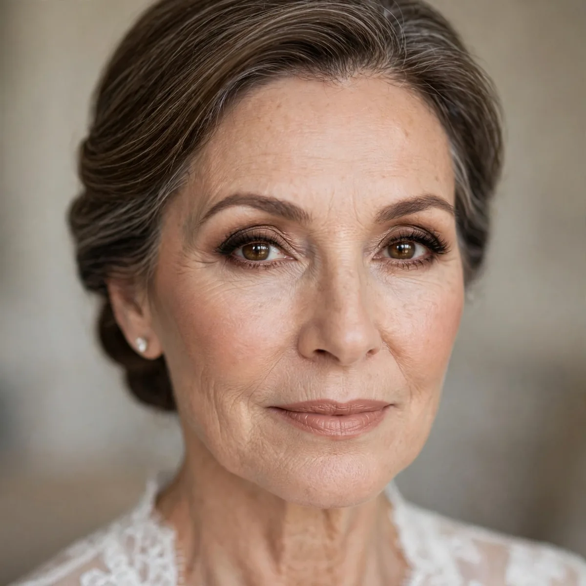 Soft brown smokey eye elegant
