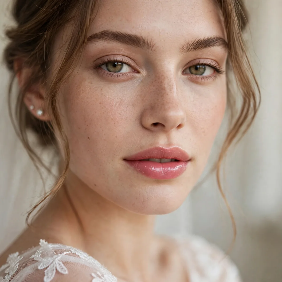 Tinted lip balm bridal