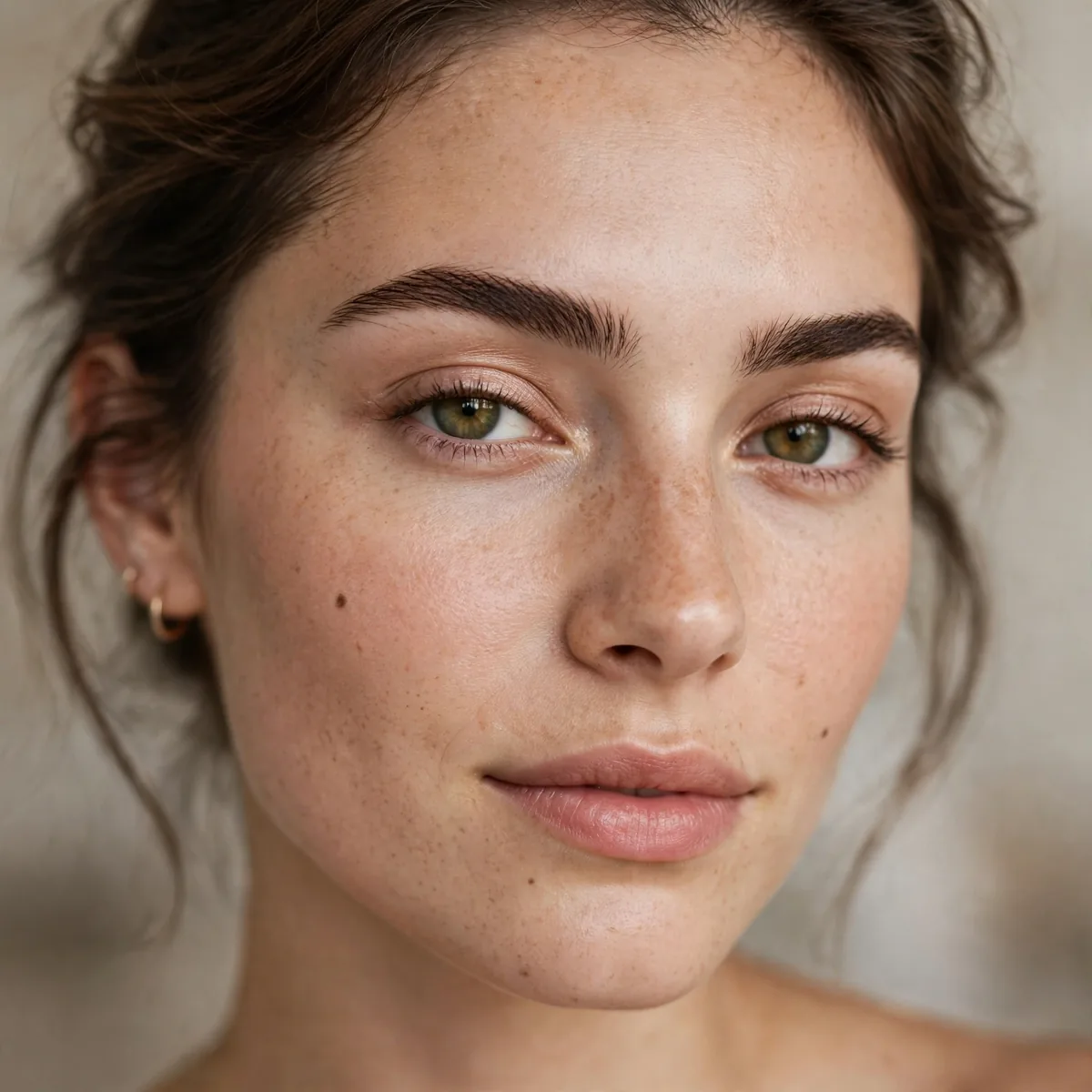 No product natural groomed brows