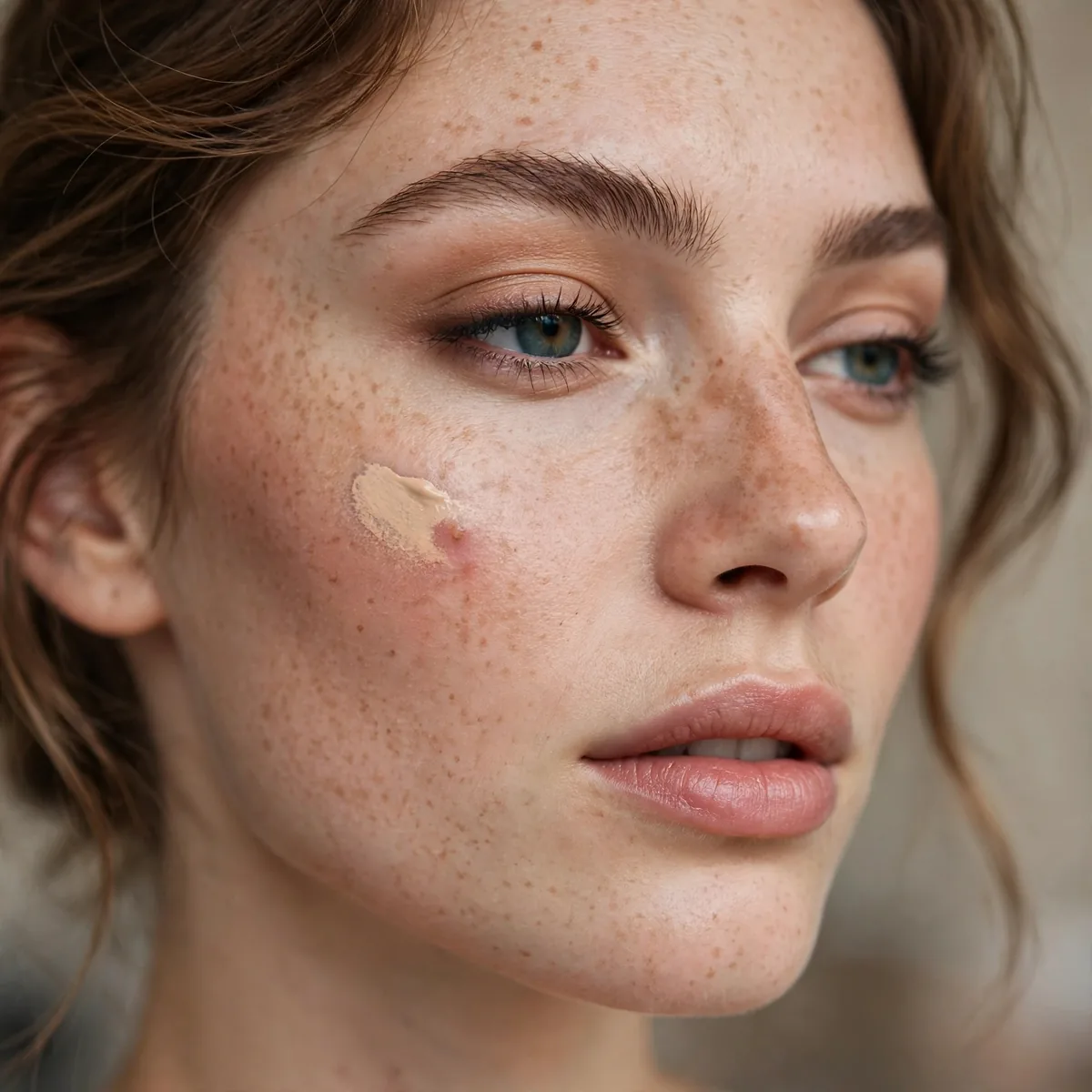 Spot concealing instead of full coverage