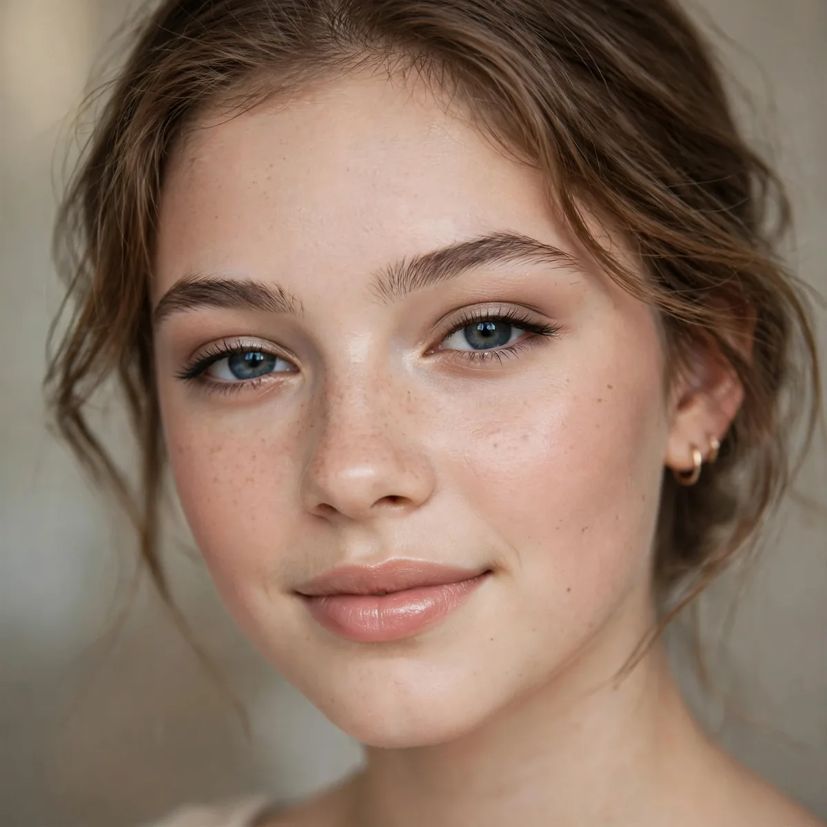 Soft defined makeup for teen photos