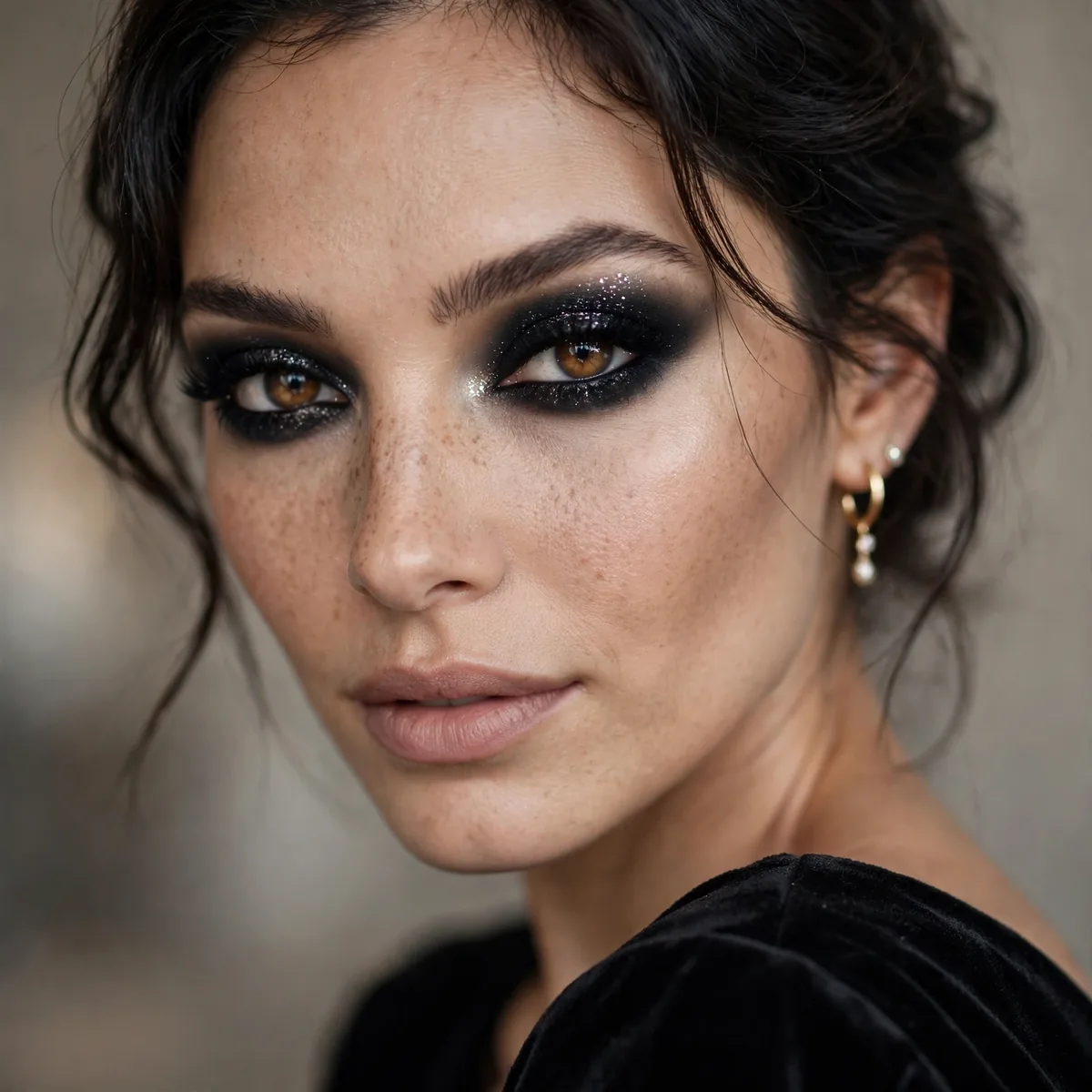 Dark smokey eye for NYE