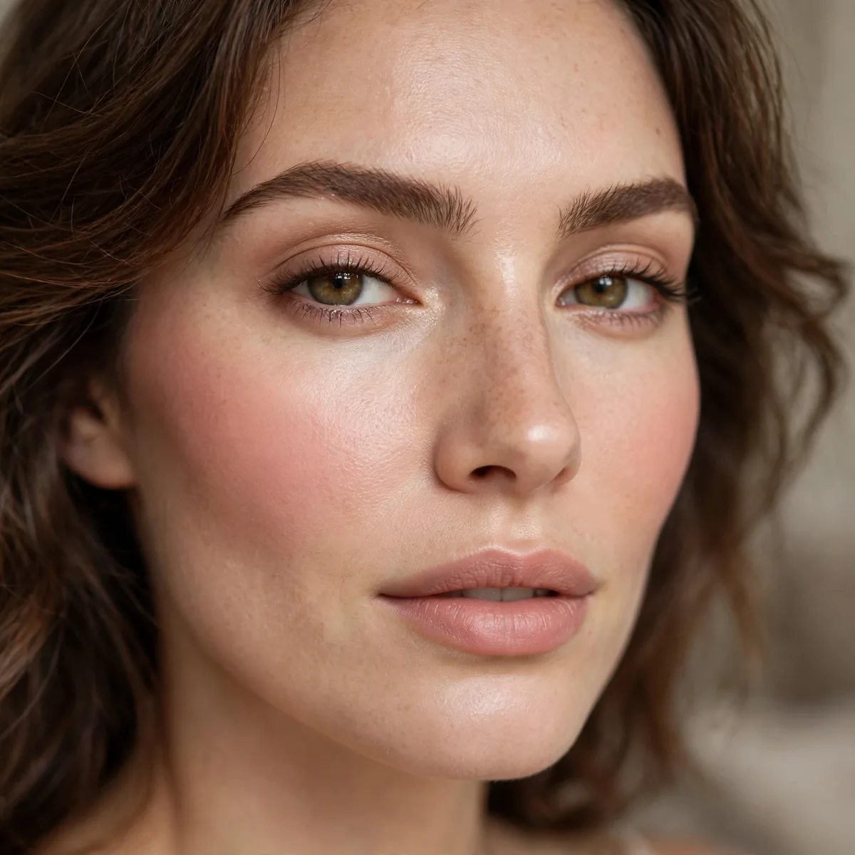 Cream blush natural flush