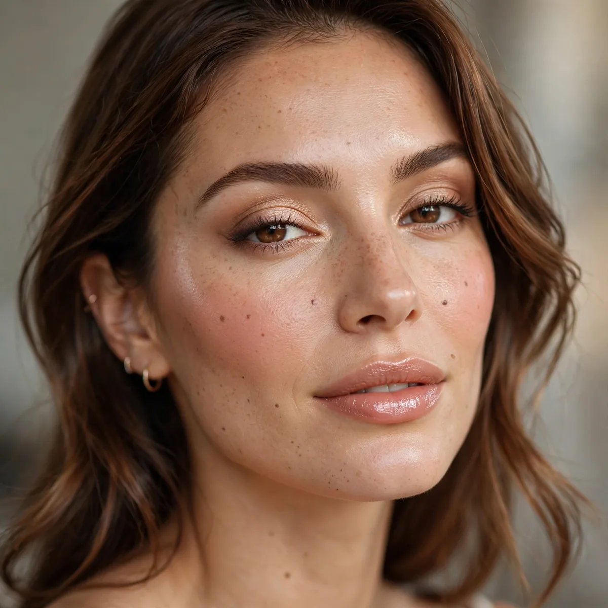 Skipping powder for natural look