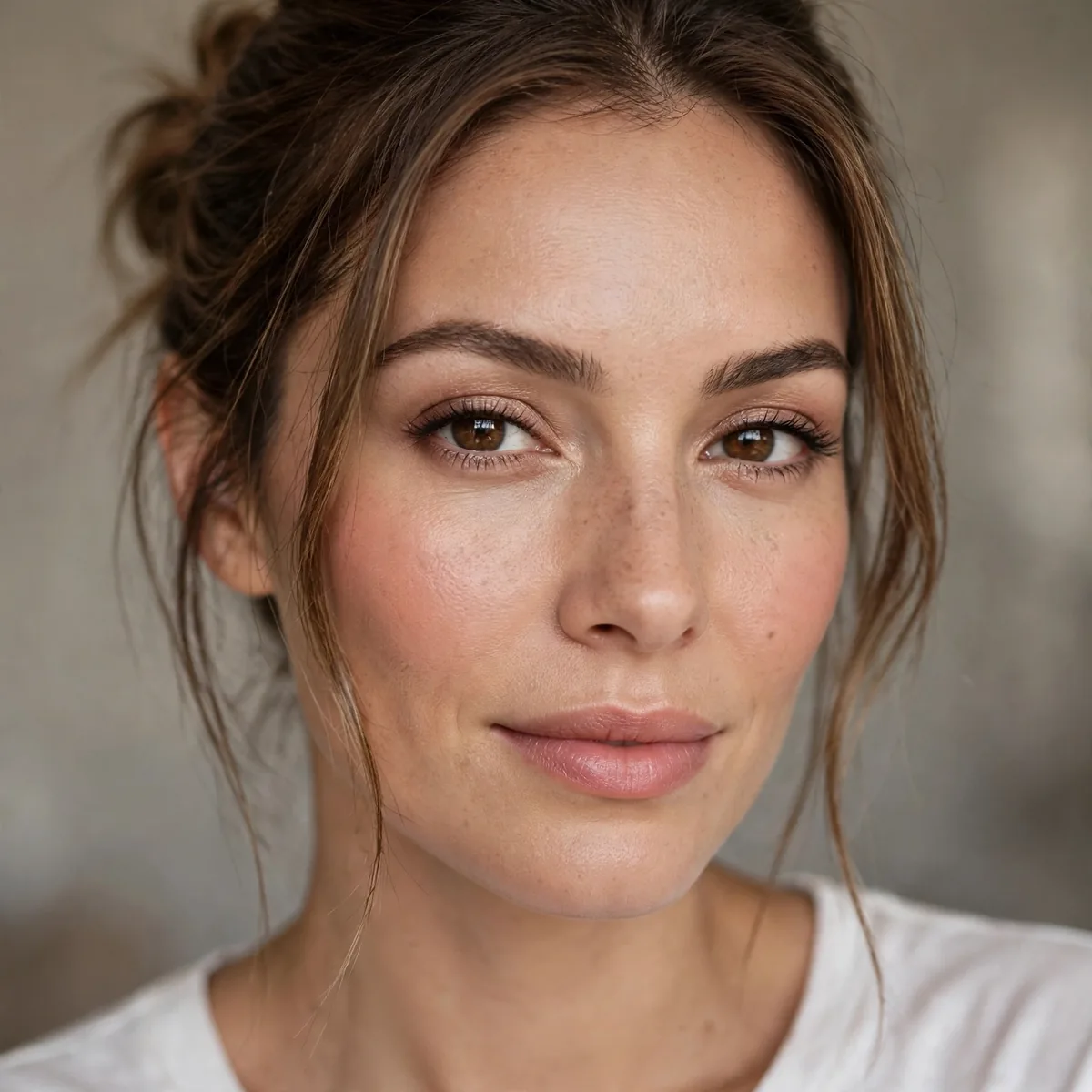 Five minute no-makeup routine