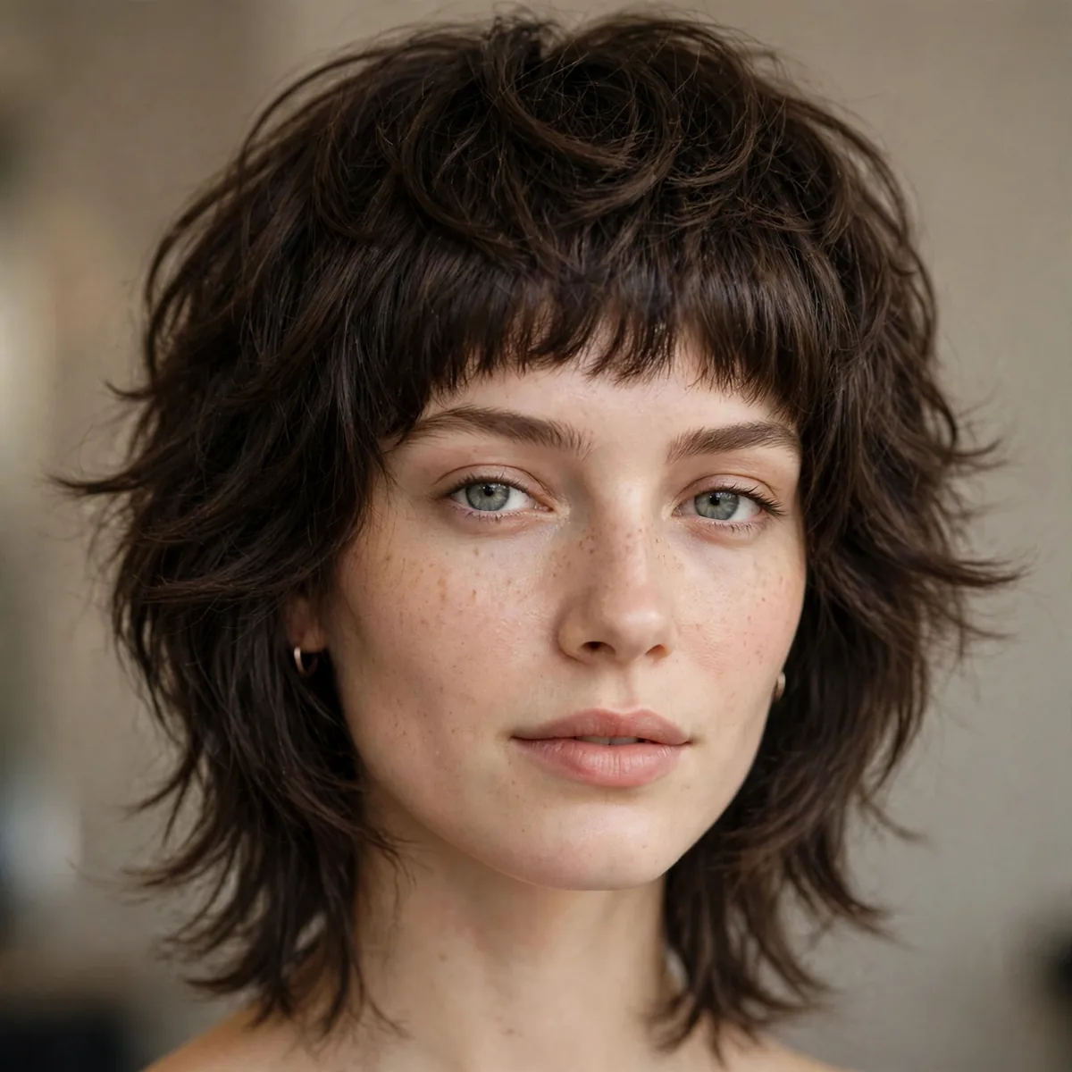 Octopus haircut with baby bangs