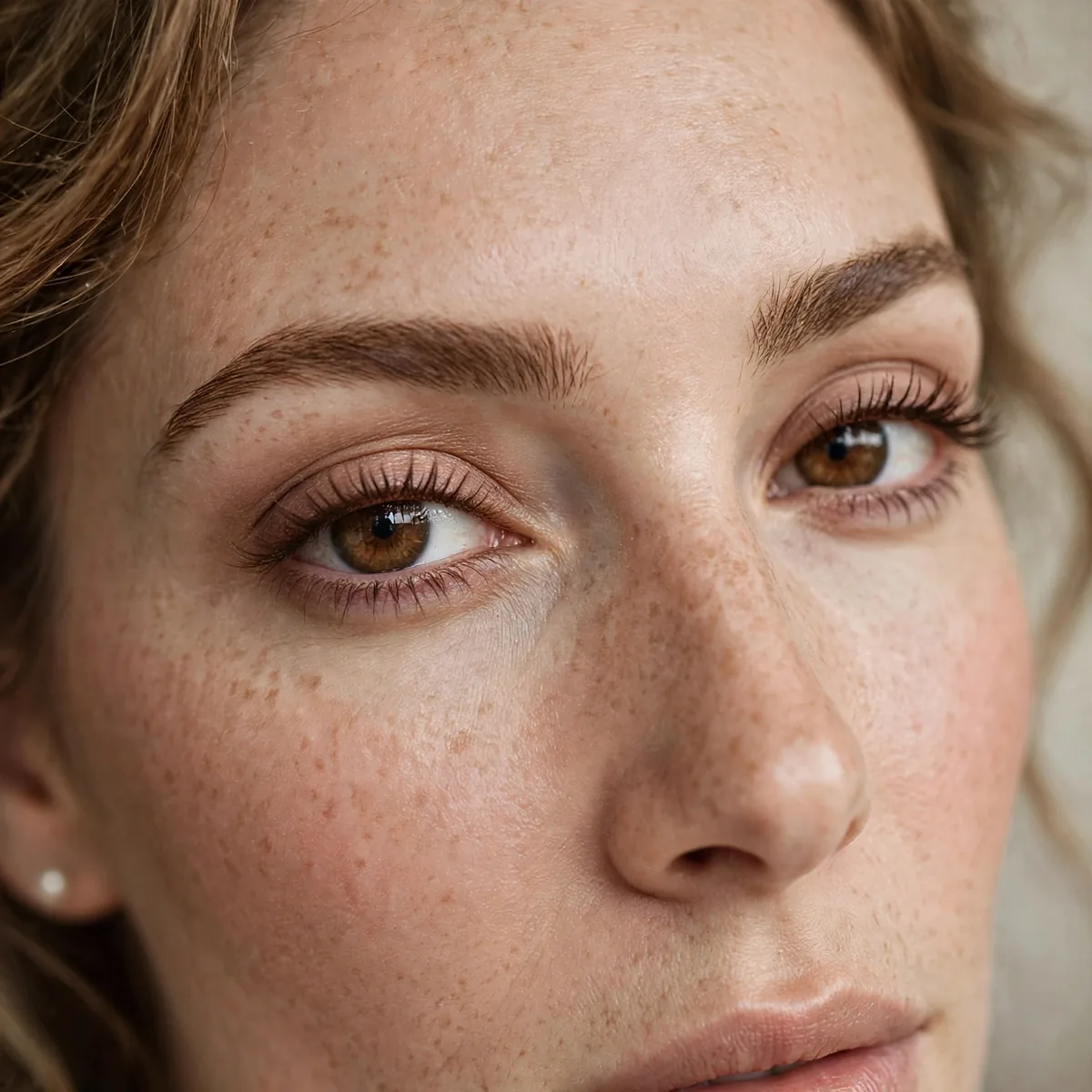 Brown mascara old money eyes
