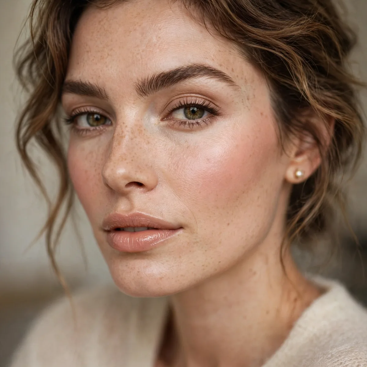 Subtle cream blush old money