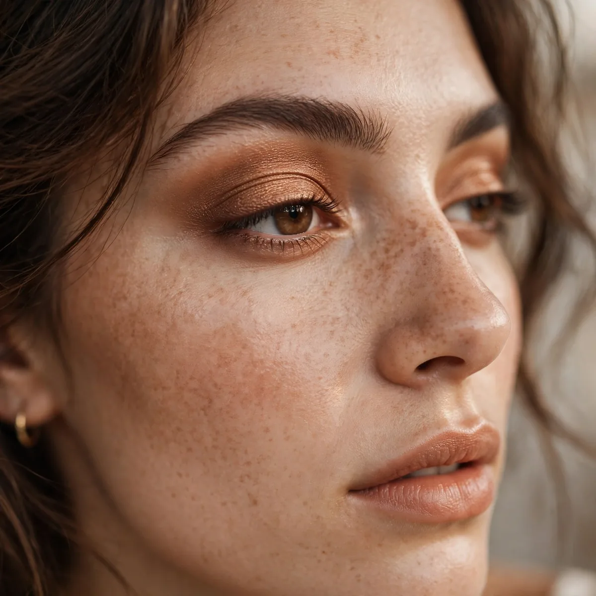 Warm bronze single eyeshadow wash