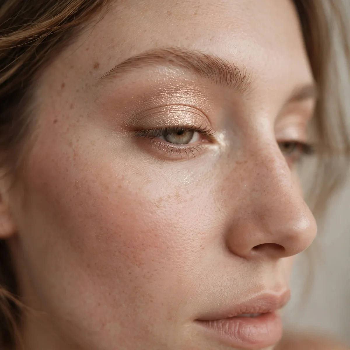 Nude shimmer single eyeshadow