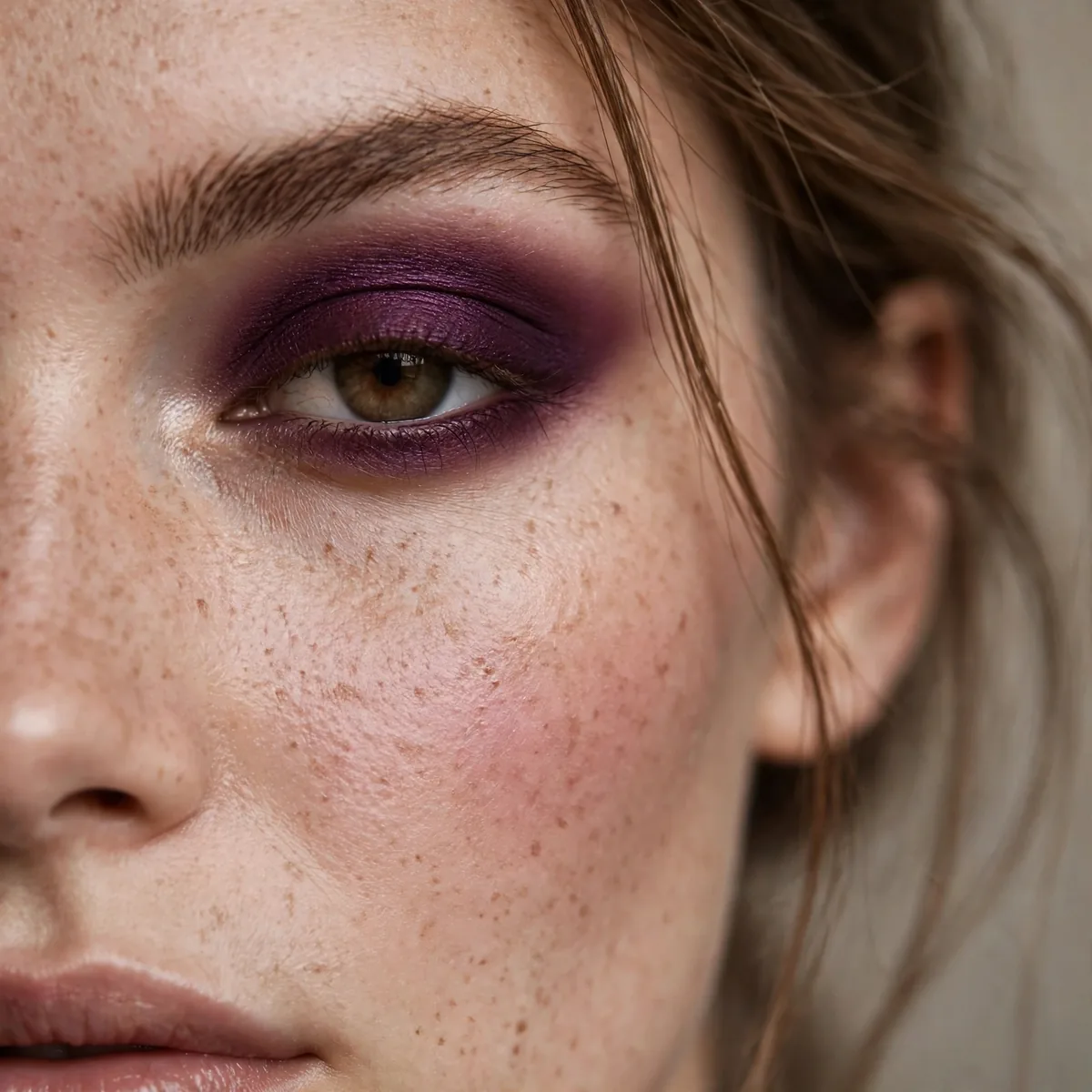 Deep plum single eyeshadow