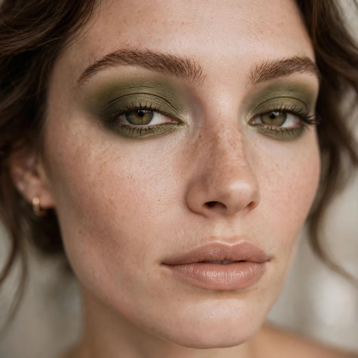 Olive single eyeshadow smoke