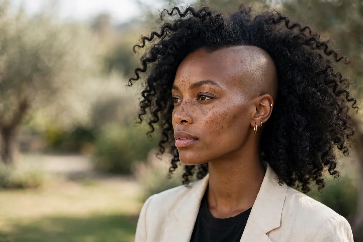 20 One-Side Shaved Hairstyles for Black Women That Are Bold and Beautiful