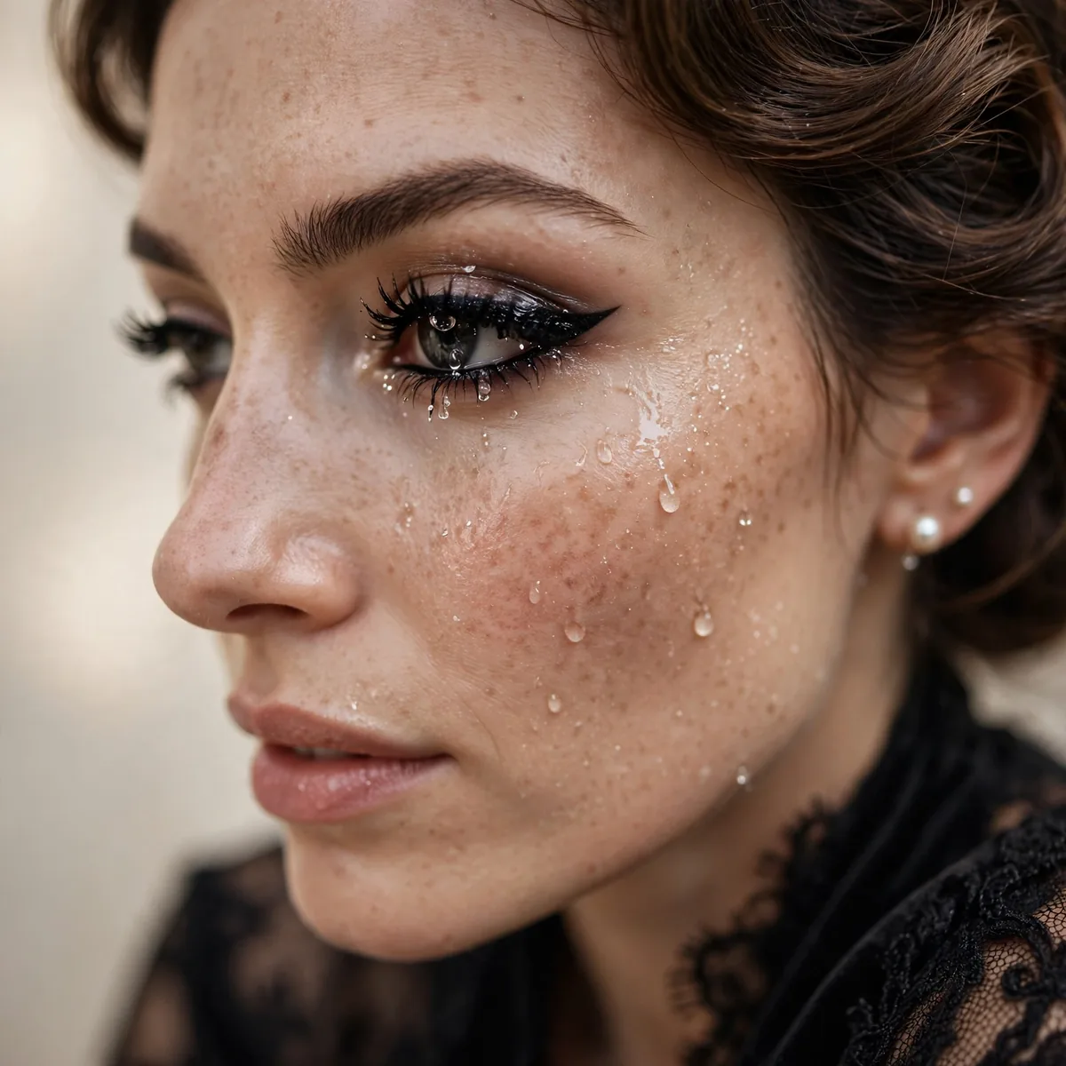 Waterproof mascara and eyeliner
