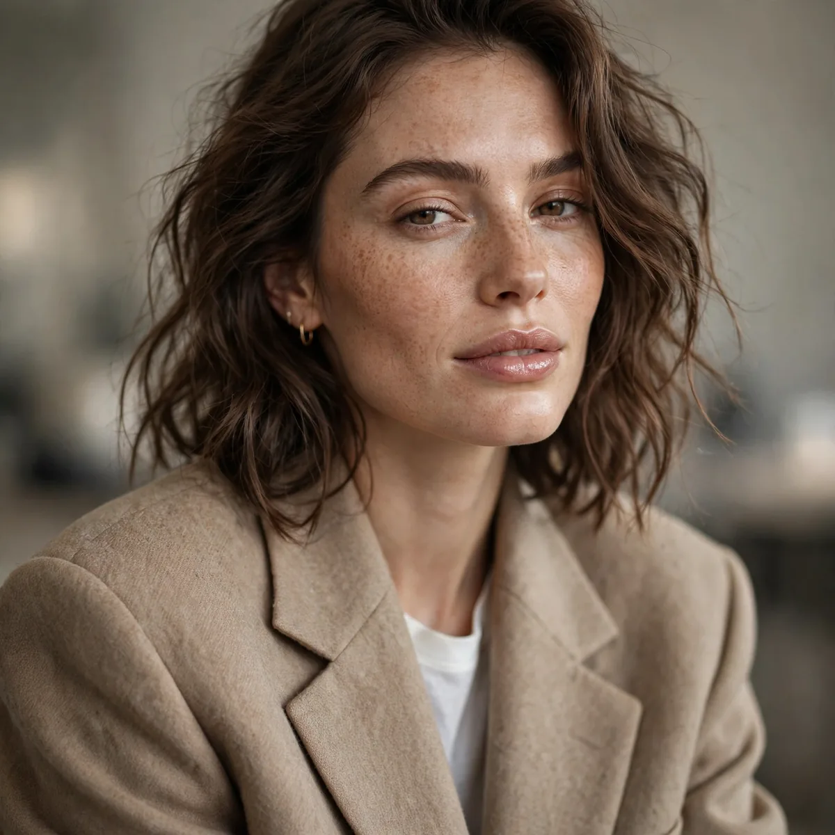 Oversized blazer suit