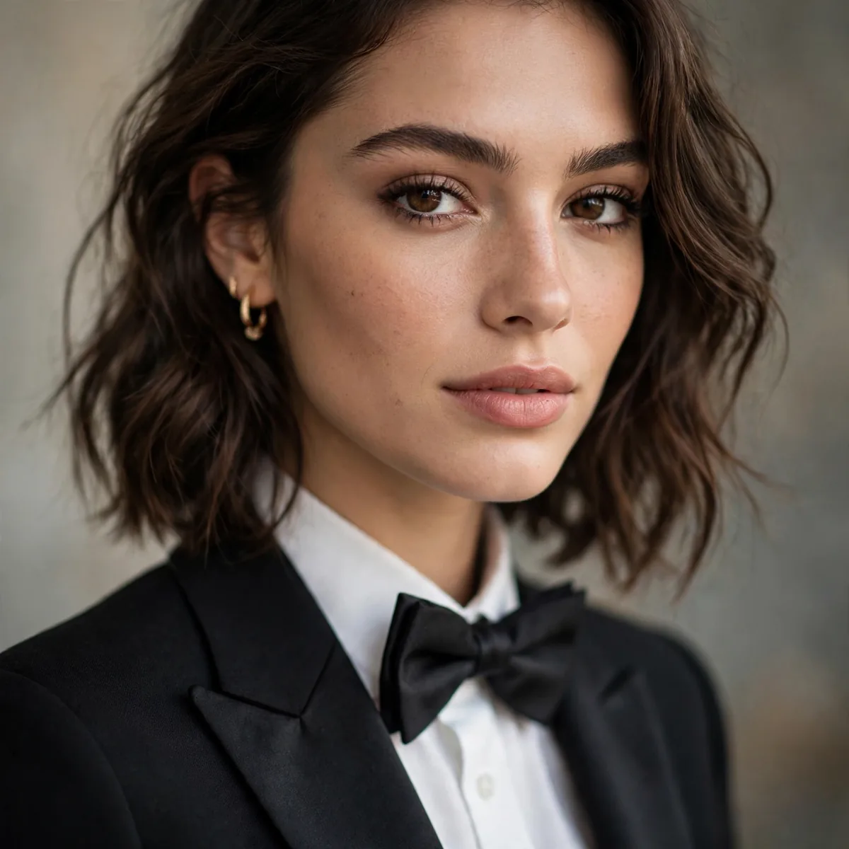 Tuxedo style party outfit