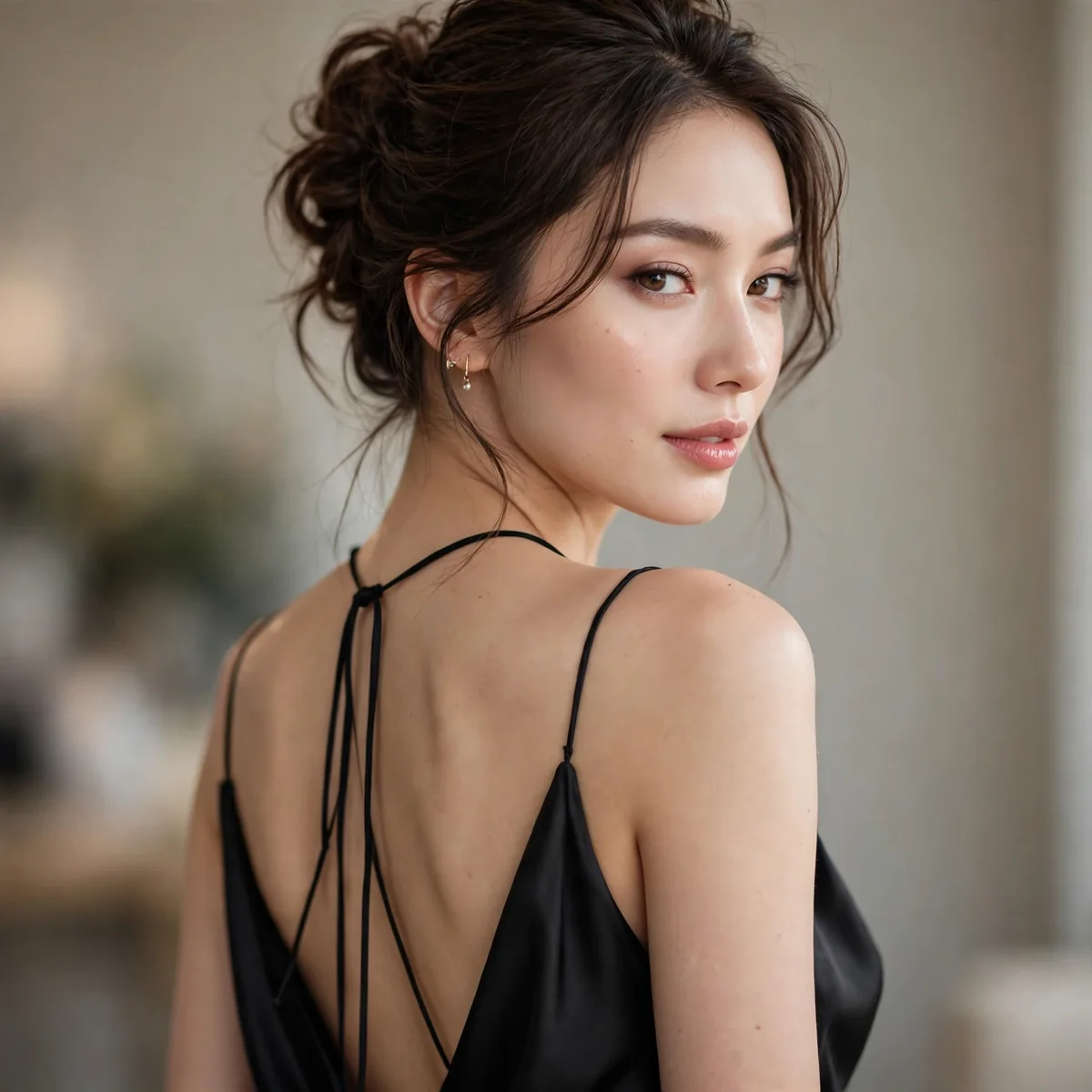 Backless dress for party