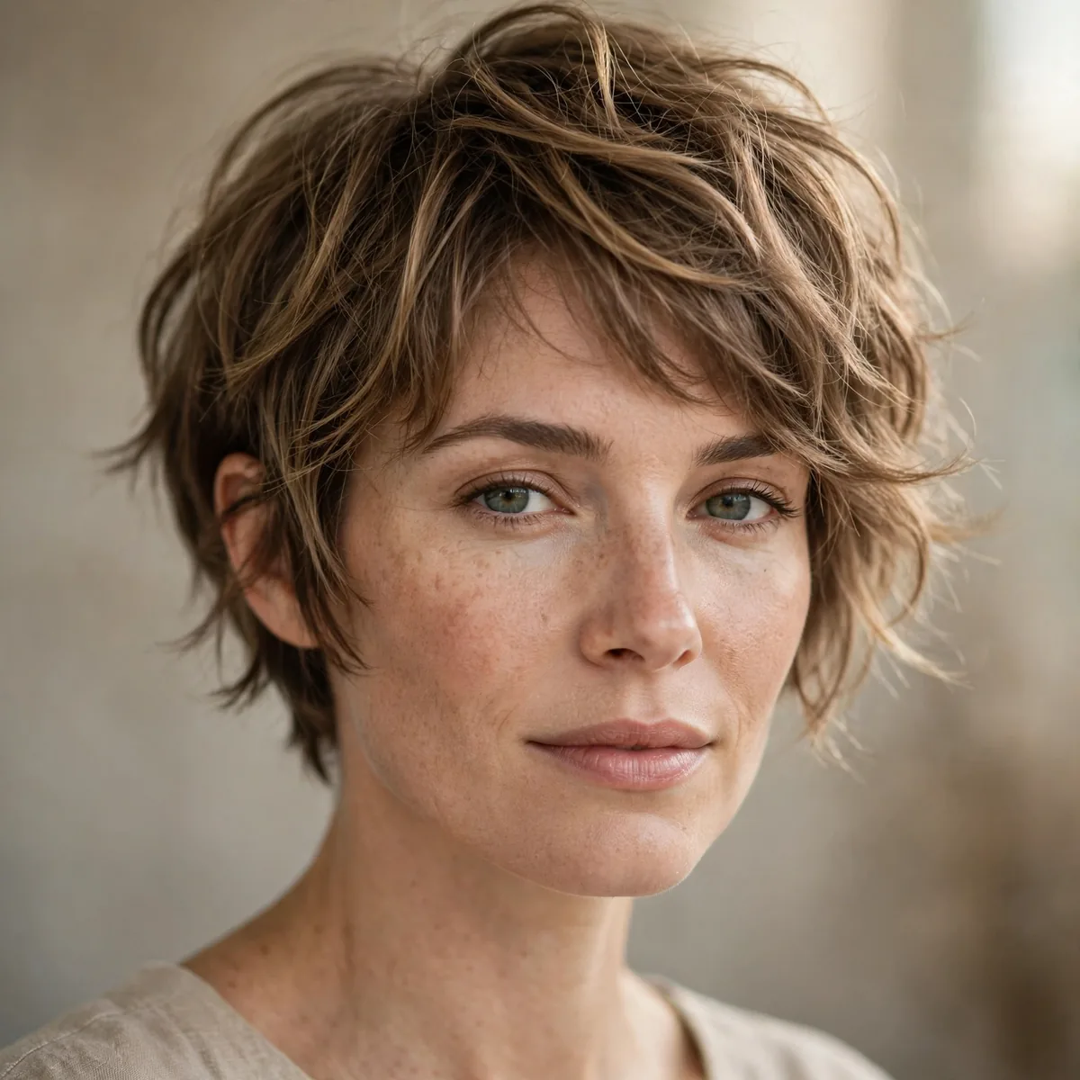Grown-out pixie bob looking intentional