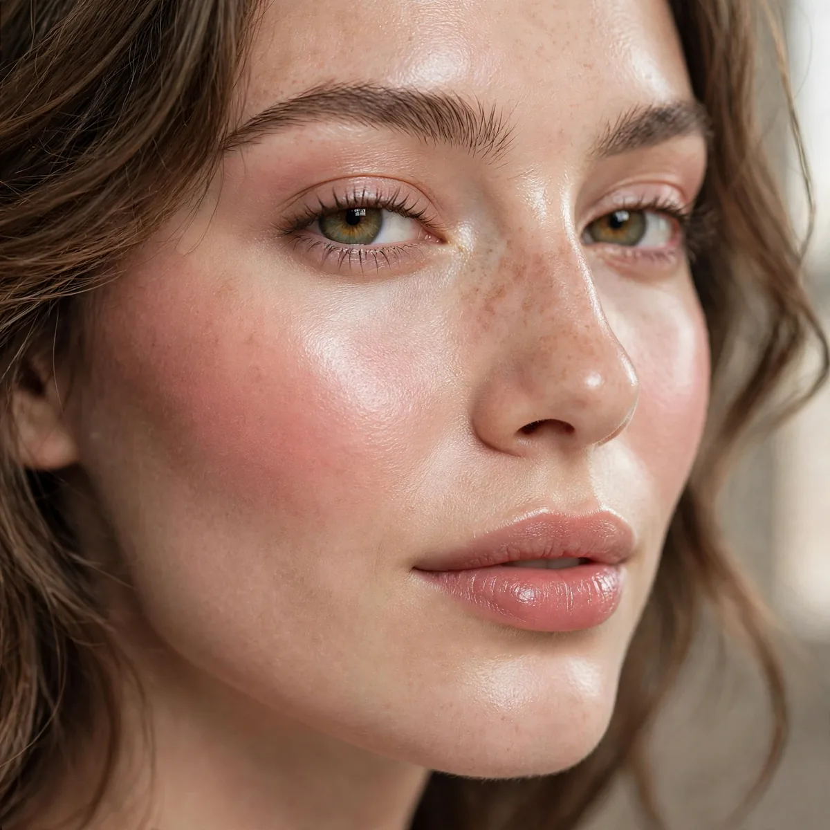 Cream blush for dry skin