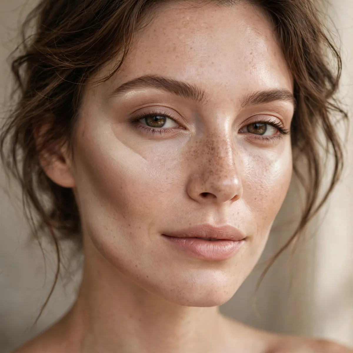 Cream contour natural look