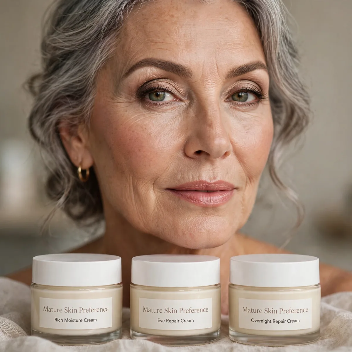 Cream products for mature skin