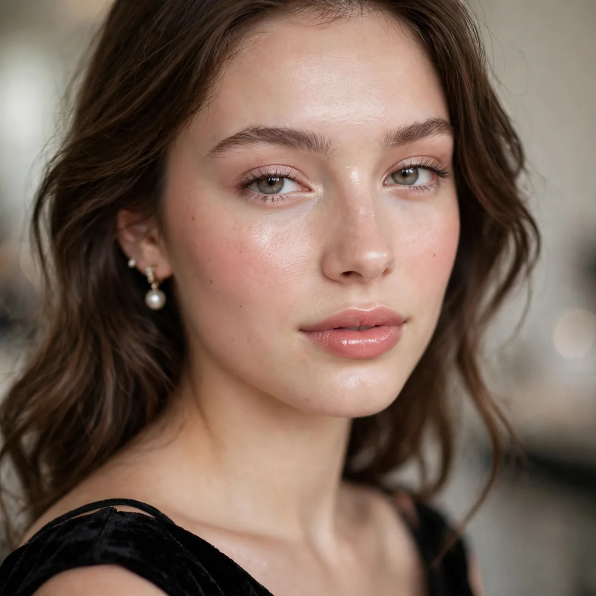 Dewy fresh prom makeup