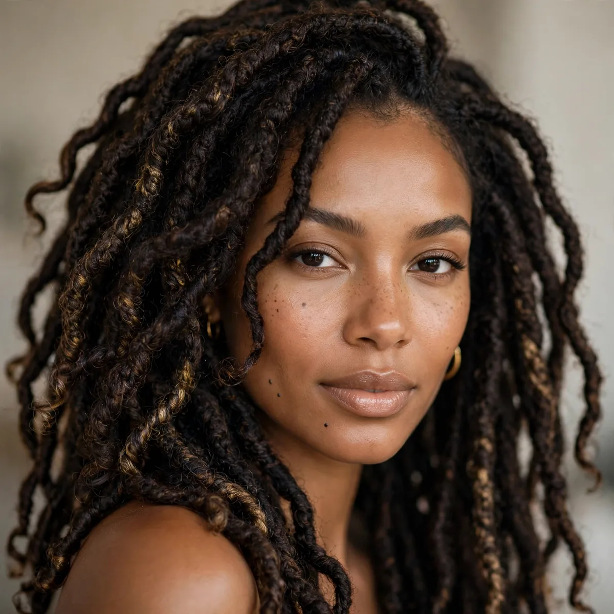 Faux locs protective hairstyle