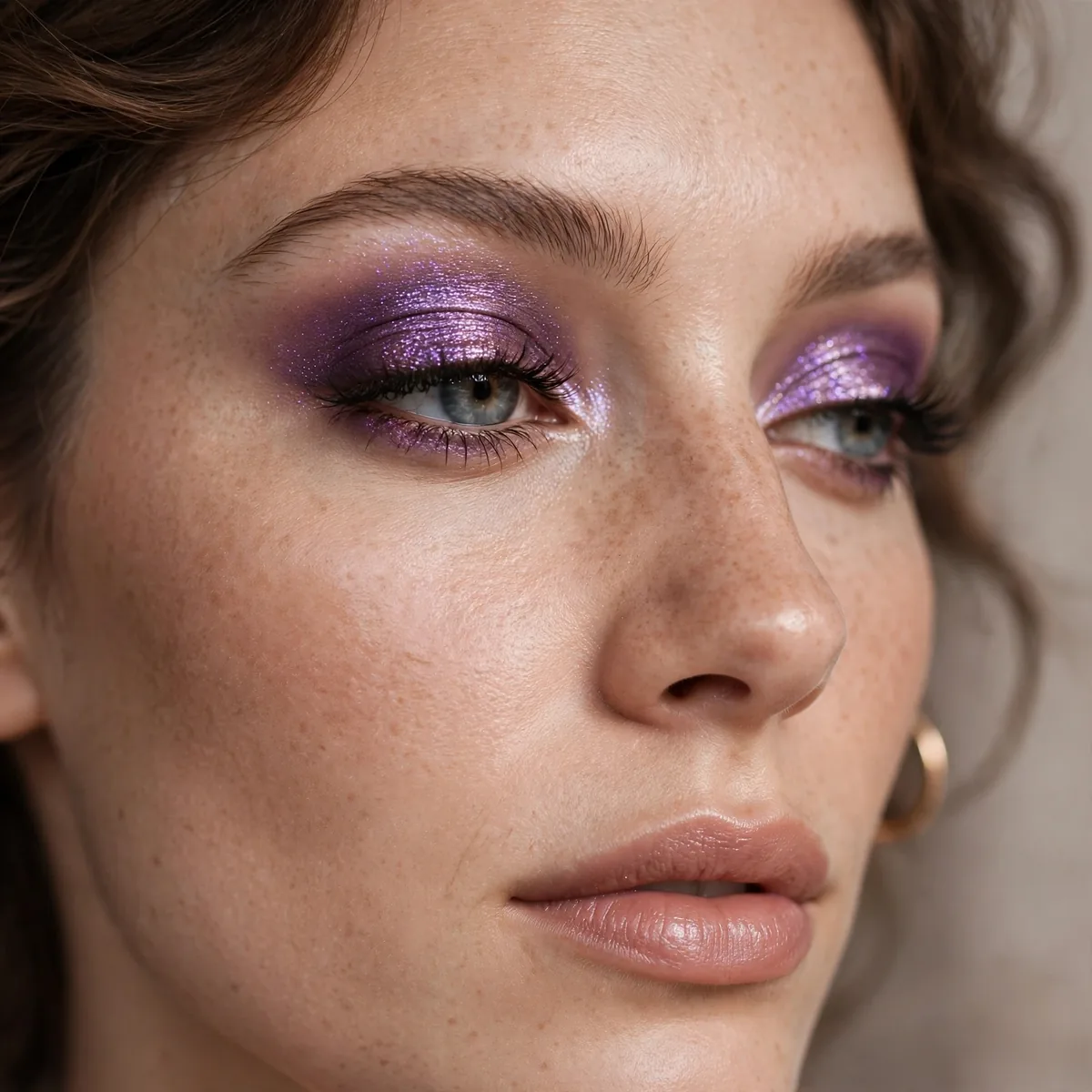 Amethyst shimmer eyeshadow